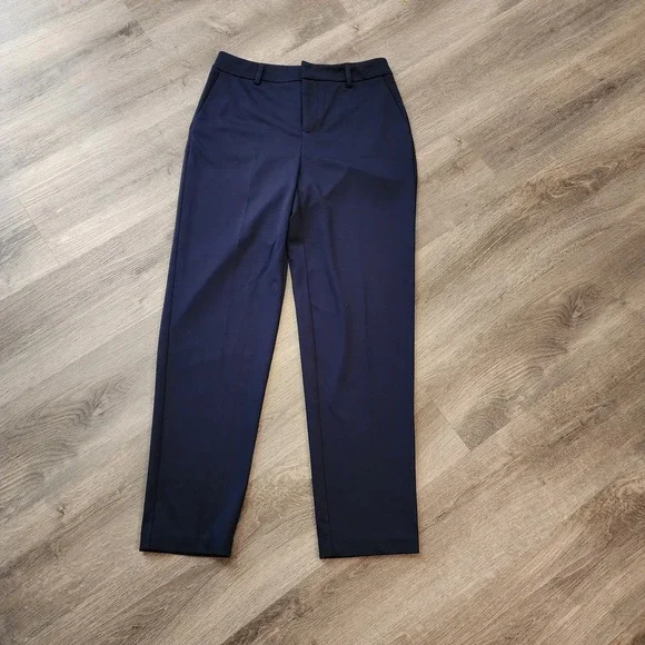 NWT Nic+Zoe Wonderstretch‎ Straight Leg Pant Dark Indigo Navy Size 6 Career $128 - Picture 2 of 15